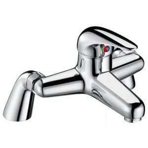 Cascade Contract Single Lever Bath Filler, Raised Mounts