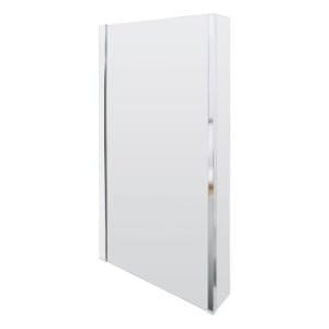 Cascade 6mm L Shaped Shower Bath Screen