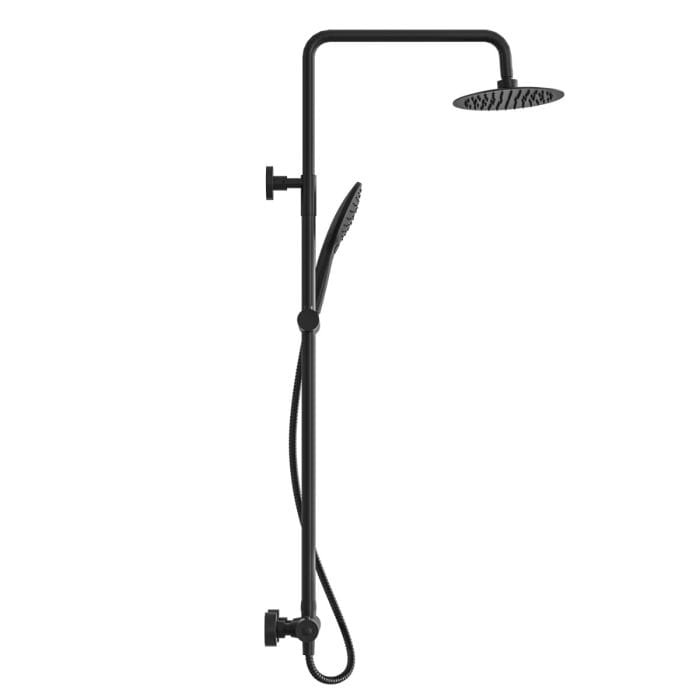 Cascade Element Pro Exposed Round Shower Kit, Matt Black - Image 3