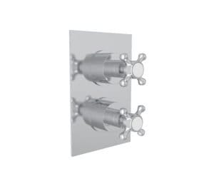 Cascade Winchester Pro Traditional Concealed Twin Shower Valve, 1 Outlet