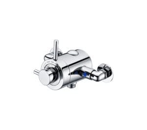 Cascade Modern Chrome Exposed Concentric Shower Valve, 1 Outlet