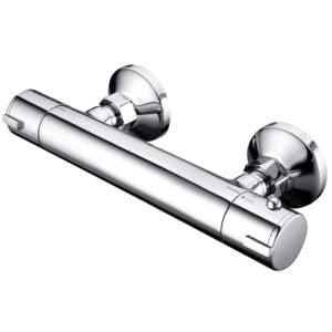 Cascade Doccia (Round/Square) Chrome Bar Valve, Bottom Outlet
