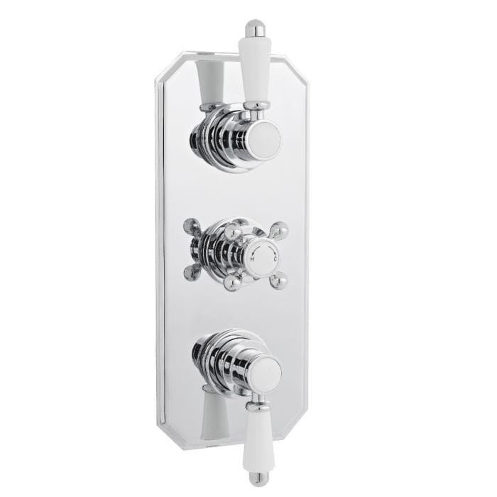Cascade Concealed Triple Shower Valve, 2 Outlet