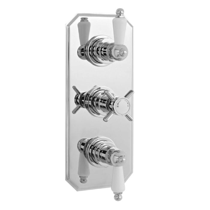 Cascade Concealed Triple Shower Valve, 2 Outlet - Image 3
