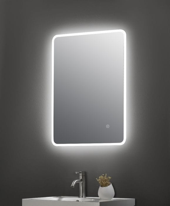 Cascade 500 x 700mm LED Touch Sensor Mirror - Image 8