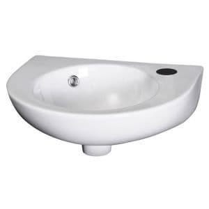 Cascade 450mm Right Hand Wall Hung Basin