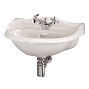 Cascade Winchester Pro 500mm 1 Tap Hole Wall Hung Basin