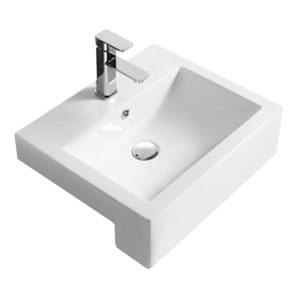 Cascade Halo 530mm Semi Recessed Basin