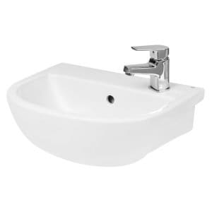 Cascade Natta 400mm, 1TH Semi Recessed Basin