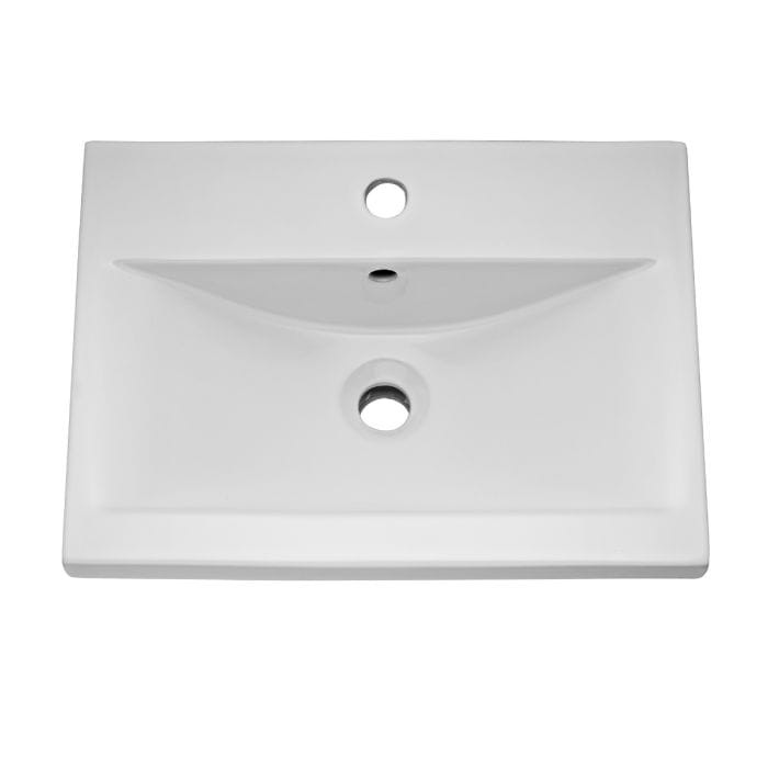 Cascade Carnation 500mm Floor Standing 2 Door Vanity Unit, with Basin - Image 6