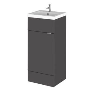 Cascade Union Full Depth Gloss Grey Vanity Unit