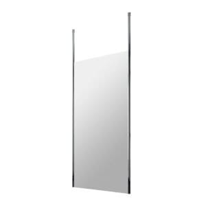Cascade 8mm, Wetroom Shower Screen with 2 Ceiling Posts - 1950mm High