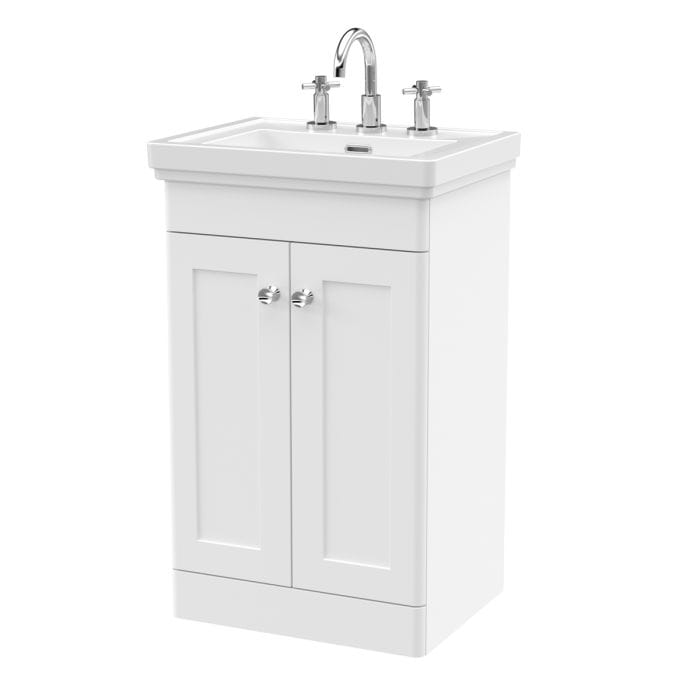 Cascade Laurel 2.0 500mm Floor Standing Vanity Unit - 3 Tap Hole - Image 2