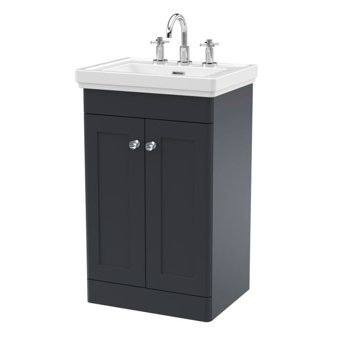 Cascade Laurel 2.0 500mm Floor Standing Vanity Unit - 3 Tap Hole - Image 4