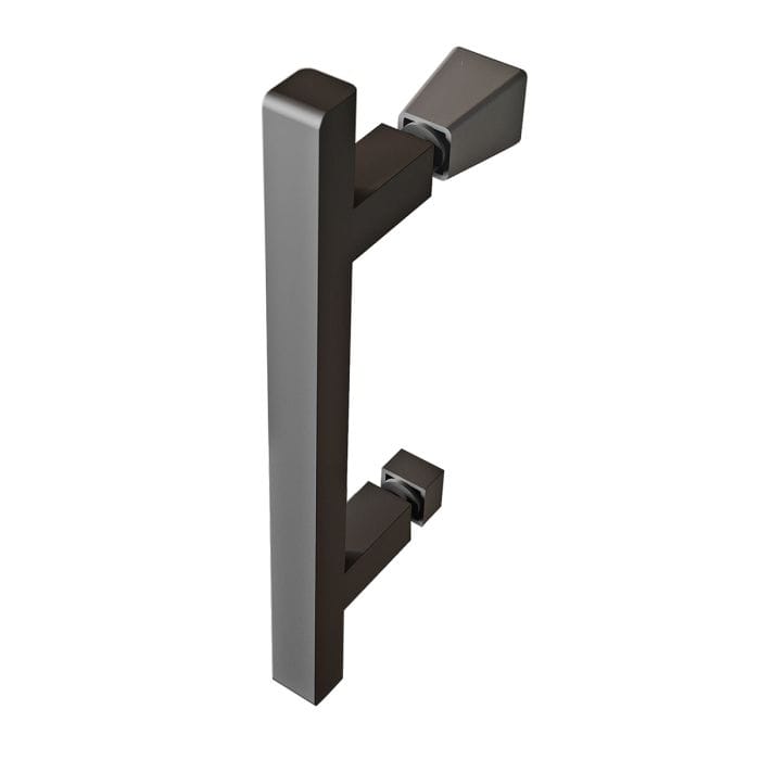 Cascade Pro 8 Black Frameless 8mm Hinged Shower Door - Image 3