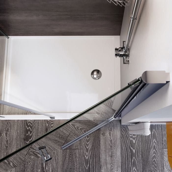 Cascade Pro 8 Frameless 8mm Pivot Shower Door - Image 2